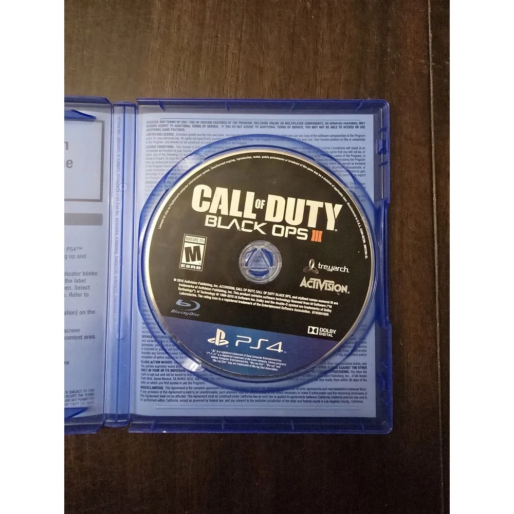 Call of‎ Duty Black Ops III PlayStation 4 PS4 Video Game